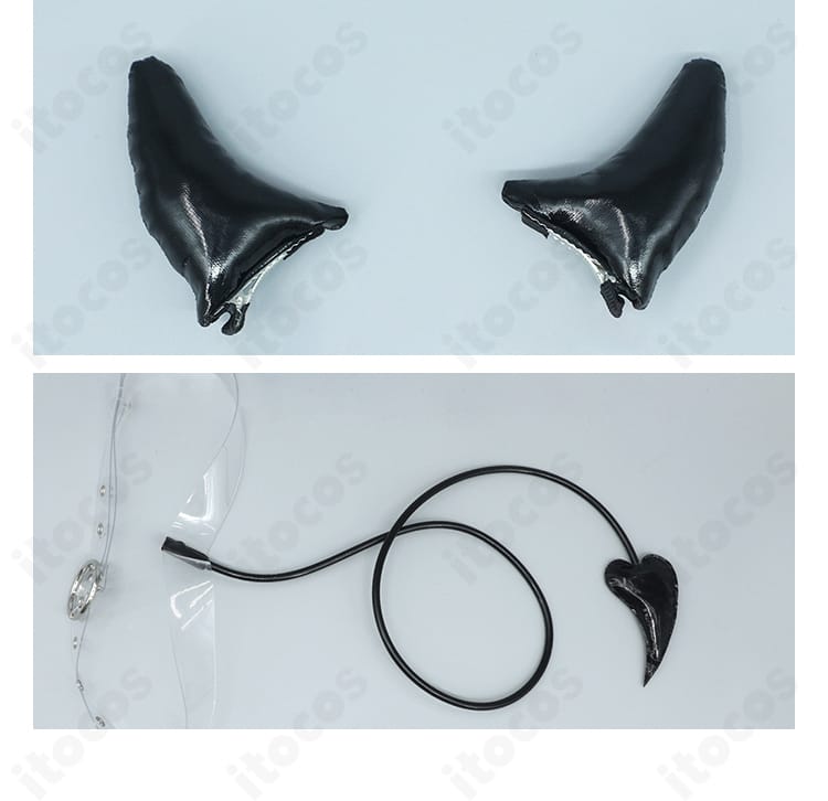 ヘアアクセサリーと尻尾の見せ方例。蜂楽 廻の個性を活かす小物演出。