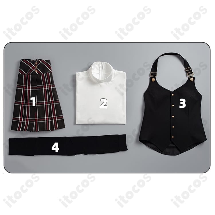 ペルソナ5 新島真 学生制服コスプレ衣装。高再現で快適、イベントと撮影に最適 - 5枚目の画像