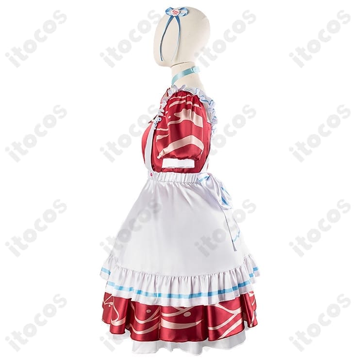 赤見かるび メイド服 コスプレ衣装｜高再現で可愛く、イベントや撮影に最適 - 4枚目の画像