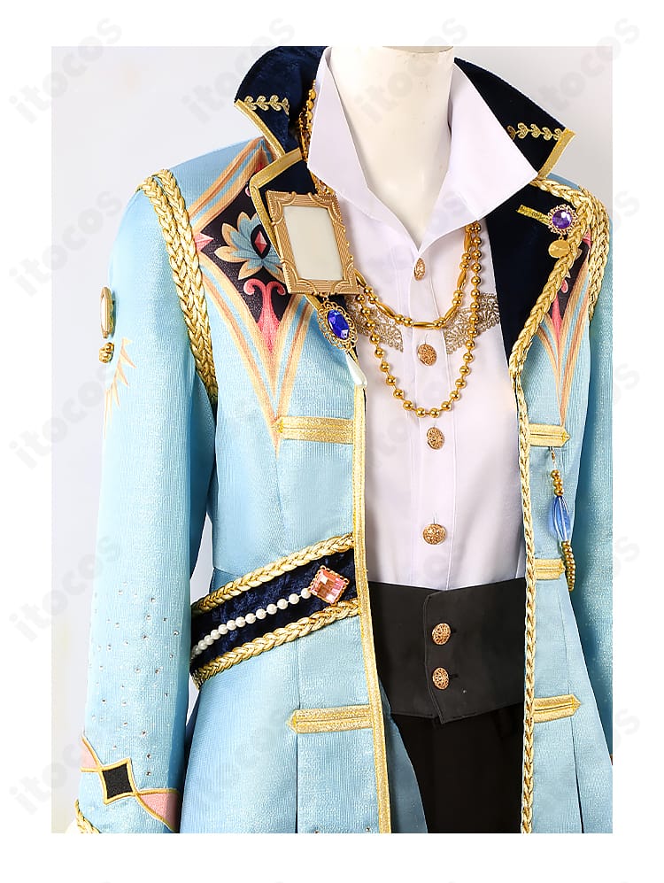 あんさんぶるスターズ！！ Knights ギャンビット衣装 小物ディテール、胸飾り・ネックレス・王冠の質感と造形