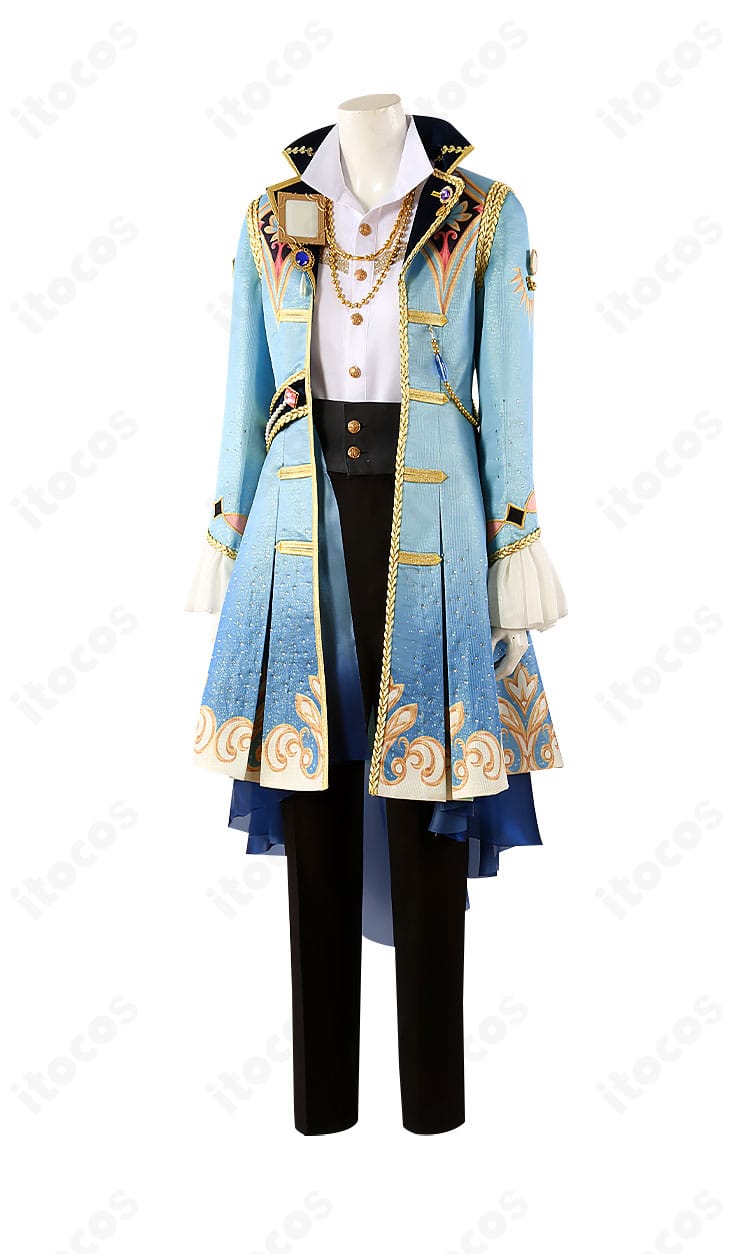 あんさんぶるスターズ！！ Knights ギャンビット衣装 側面、スリムでスタイリッシュなコートシルエット