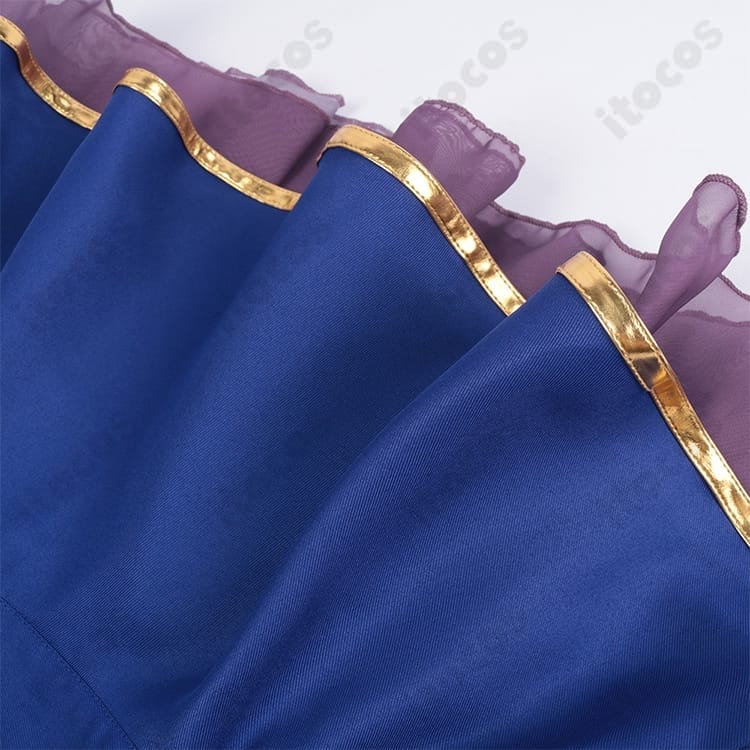 アクア定番衣装を高再現。刺繍装飾が映える快適設計でイベントや撮影に最適 - 5枚目の画像