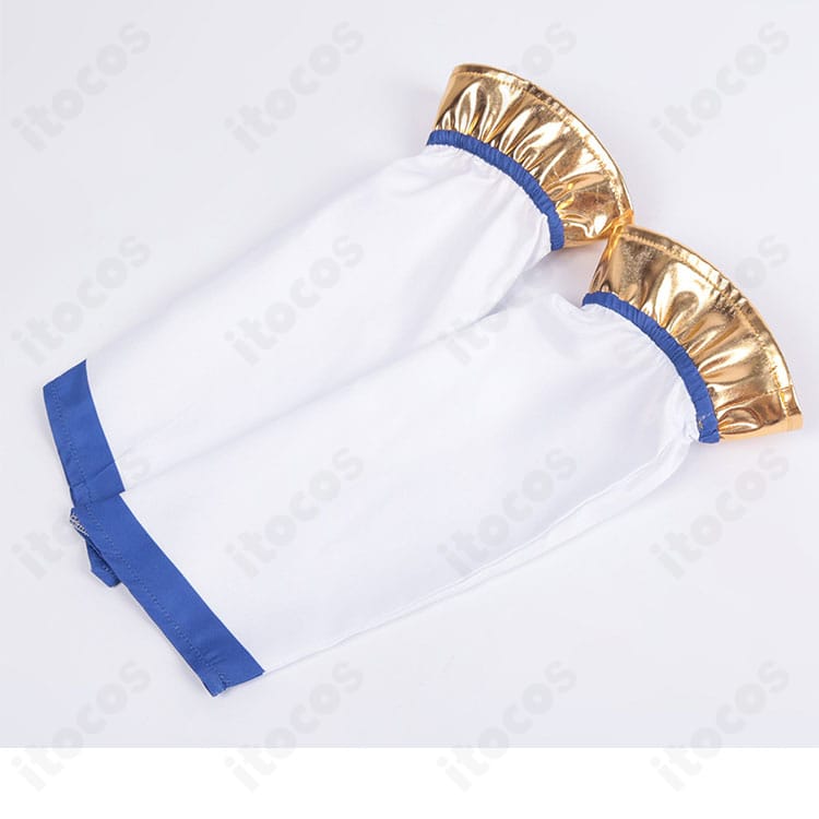 アクア コスプレ衣装 袖口ディテール、装飾ラインと縫製の丁寧さ