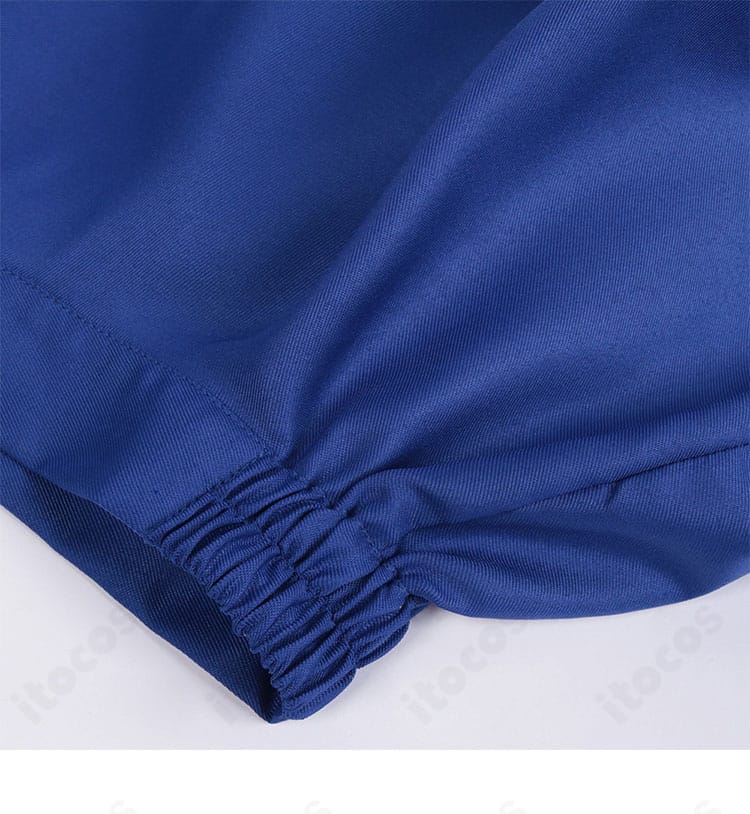 アクア コスプレ衣装 スカート上部の装飾拡大、刺繍モチーフの立体感