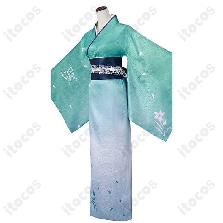 FGO モルガン 京都利休園コラボ和装コスプレ 高再現でイベントも撮影も映える一着 - 2枚目の画像