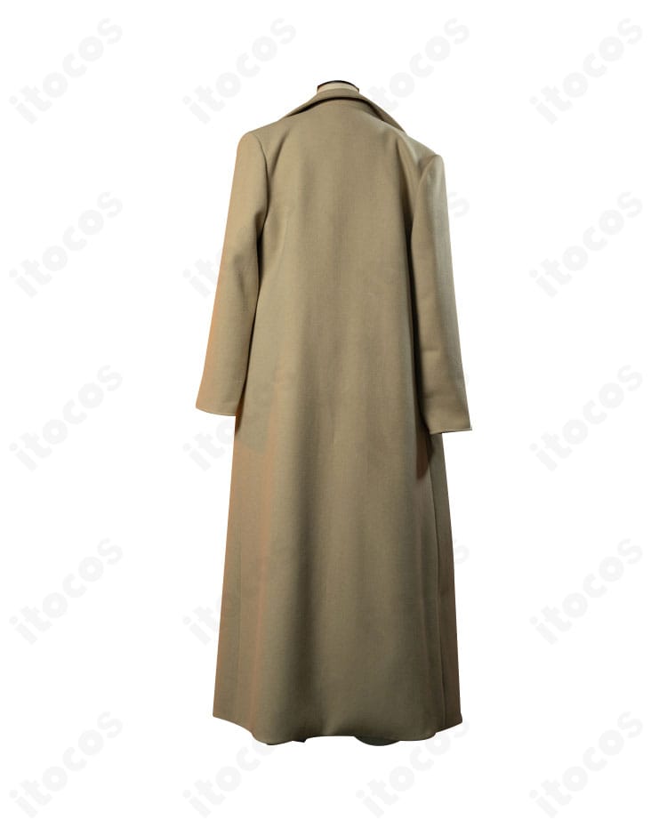 にじさんじ 叶 コスプレ衣装の背面。裾のラインや背面装飾のバランスがわかるディテールショット。