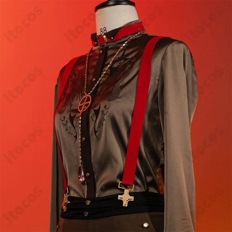 にじさんじ 葛葉 コスプレ衣装 高再現で動きやすい設計、イベント・撮影に最適 - 5枚目の画像