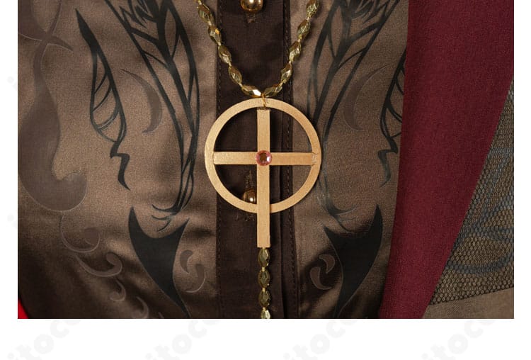 襟口のカットラインと端処理の詳細。首周りのシルエットが確認できる写真