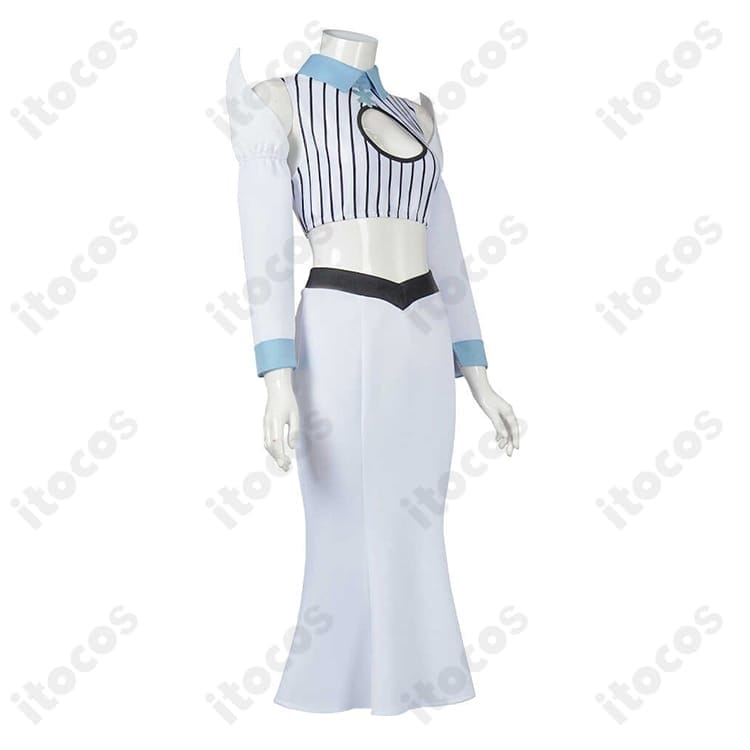 BLEACH 井上織姫 虚圏編 白装束コスプレ｜高再現シルエットで撮影映え、S〜XXL・送料無料 - 2枚目の画像