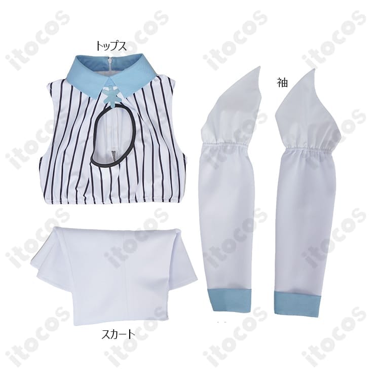 BLEACH 井上織姫 虚圏編 白装束コスプレ｜高再現シルエットで撮影映え、S〜XXL・送料無料 - 5枚目の画像