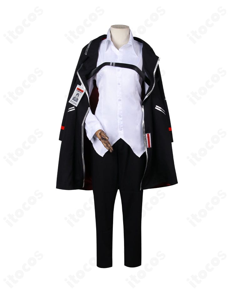 Limbus Company リョウシュウ コスプレ衣装の正面全身写真。マットな生地感と高再現ディテールが映える