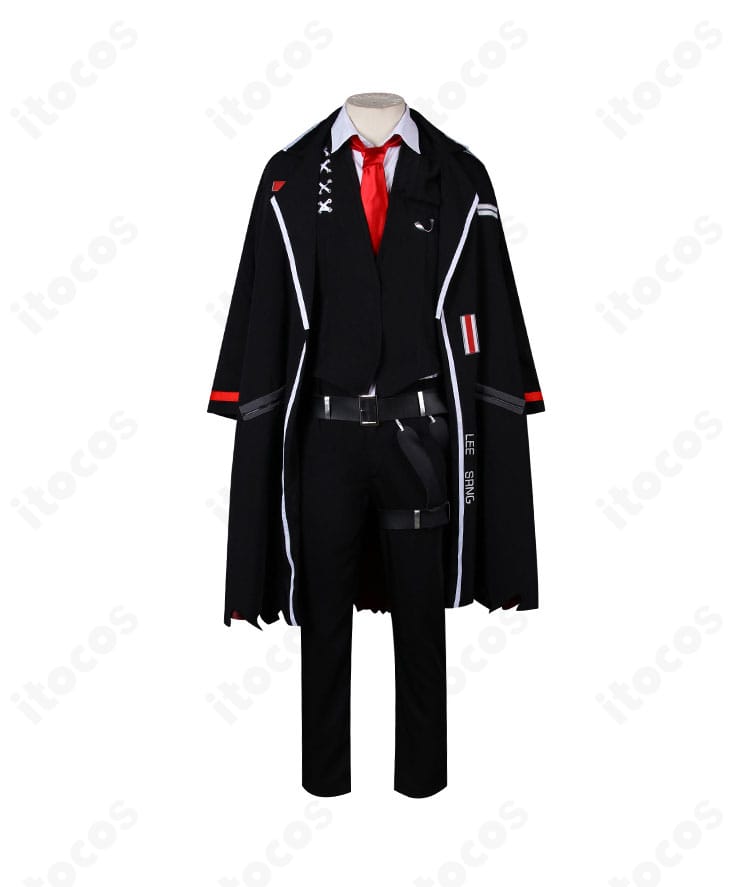 イサン 制服コスプレ衣装の正面全体カット（Limbus Company）