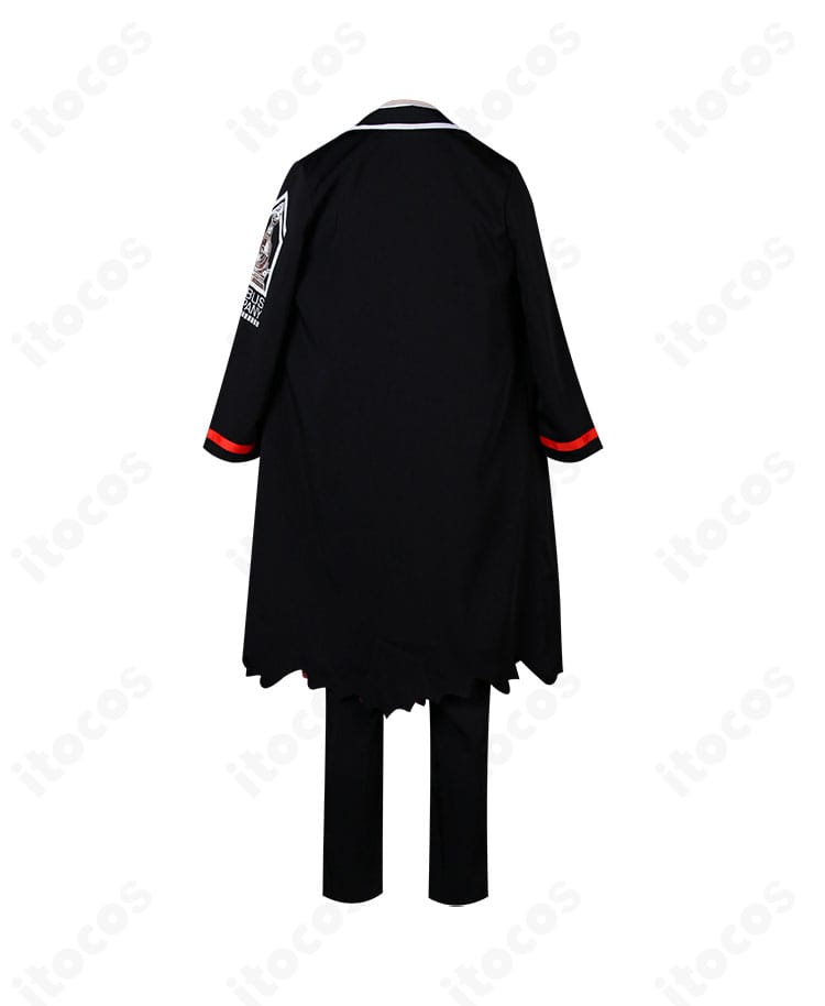 イサン 制服コスプレ衣装の背面デザインとコートのライン
