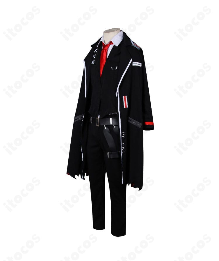 イサン 制服コスプレ衣装の側面シルエットとディテール