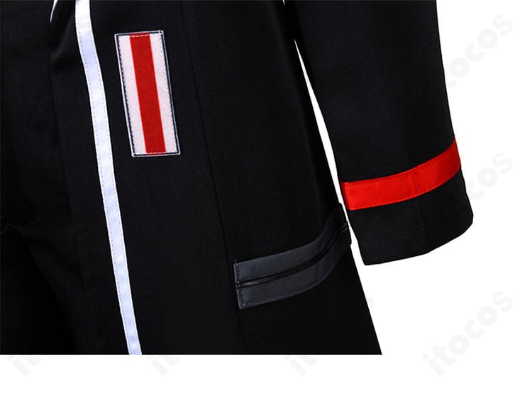 Limbus Company シンクレア衣装・袖口装飾。刺繍の精密さとカフの形状、質感を示すアップ。