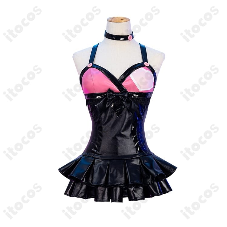 鉄拳7 ラッキー・クロエ コスプレ衣装 高再現で着やすいアイドル風セット、撮影会・イベントに最適 - 4枚目の画像