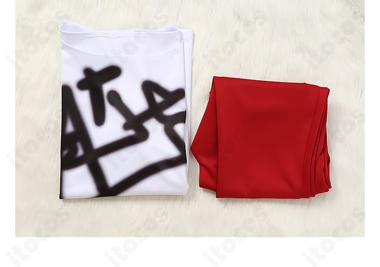 セット内容一覧画像。Tシャツとズボンの2点構成、カラーとサイズ展開の確認に適したレイアウト。