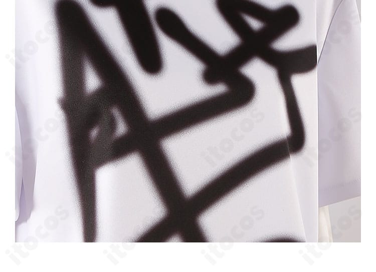 レタリング／グラフィック装飾の拡大。ALIEN STAGEの世界観を表す印象的なプリント質感を強調。