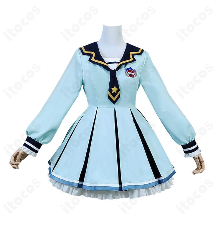 アイカツスターズ！桜庭ローラ 四ツ星学園 制服の正面全体。端正なシルエットと高再現のデザインが見える撮影向けビジュアル。
