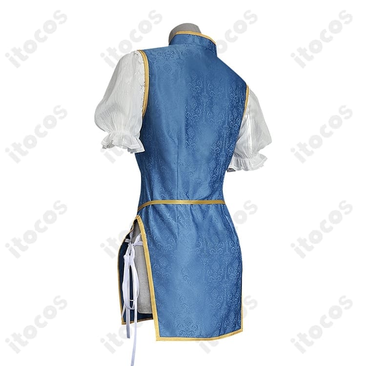 ルーシィ・ハートフィリア チャイナドレス高再現コス｜刺繍と装飾が映える撮影向け衣装 - 3枚目の画像