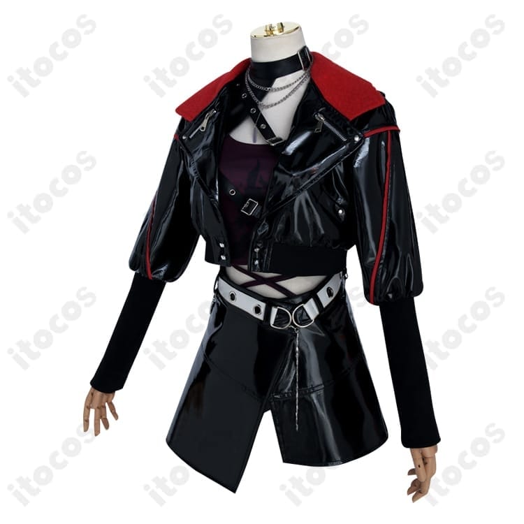 プロジェクトセカイ 白石杏 決戦の時 コスプレ衣装 高再現度で動きやすく撮影・イベントに最適 - 2枚目の画像