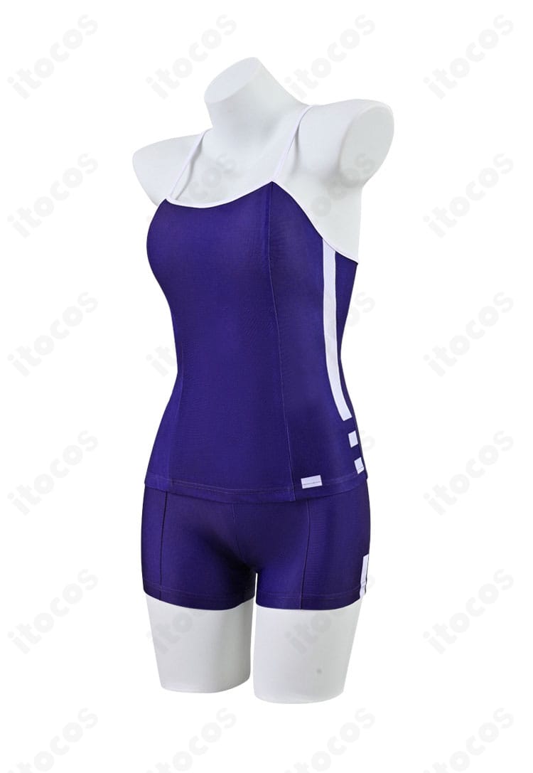 側面ビュー｜競泳水着デザインのラインとフィット感が分かるウマ娘コスプレ衣装