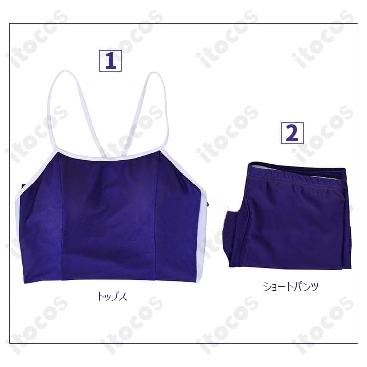 ウマ娘 プリティーダービー 競泳水着コスプレ｜動きやすく安心の2点セット - 5枚目の画像