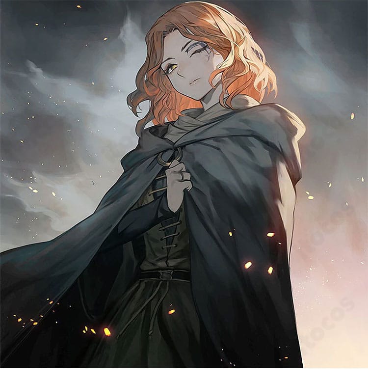 エルデンリングのメリナを再現したITOCOS製コスプレ衣装のキャラクターイメージ