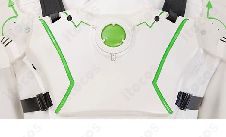 装飾用鎧アクセサリーの詳細。細部の造形と仕上げを確認できるパーツ集合カット。