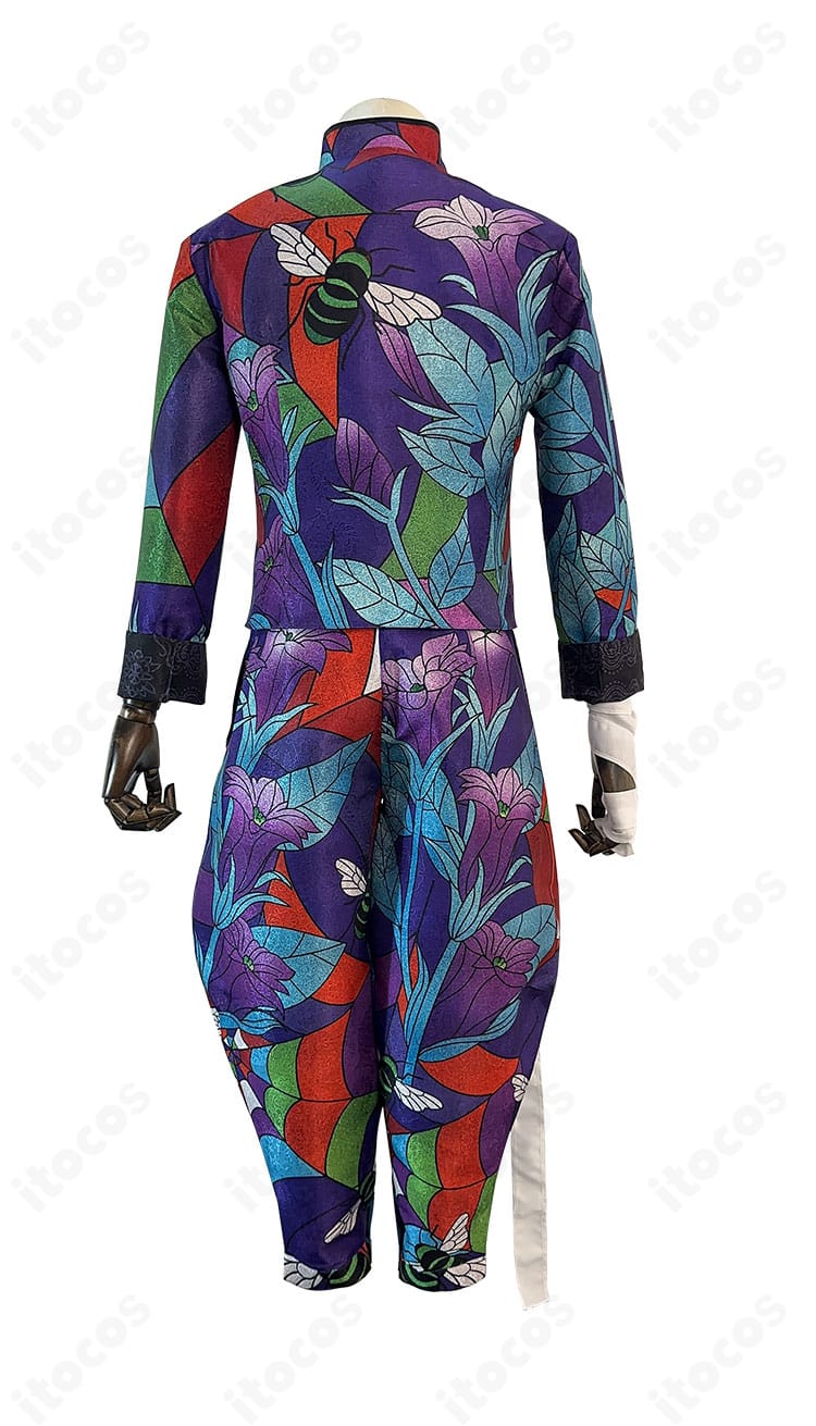 灰谷竜胆 コスプレ衣装の背面。背中のラインと全体バランスが分かるシルエットで、撮影時の立ち姿に最適。