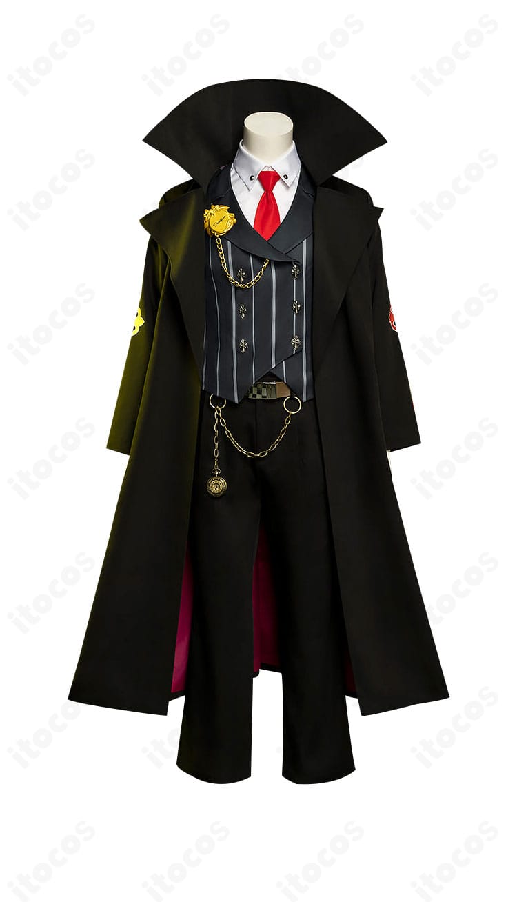 ギルティギア ストライヴ スレイヤーのコスプレ衣装・正面全体。ロングコートとスリーピースのバランスが分かる。