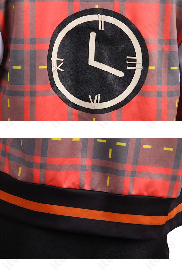 外套背面の装飾アップ。背面ヨークと装飾のバランス、縫製の精度が分かるディテール。