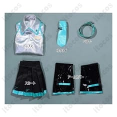 初音ミク コスプレ衣装 高再現で着やすい定番セット、撮影・ステージに最適 - 4枚目の画像（サムネイル）