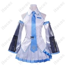 初音ミク 雪ミク2010（初代）コスプレ衣装 高再現で撮影映え、イベントでも快適な着用感 - 1枚目の画像（サムネイル）