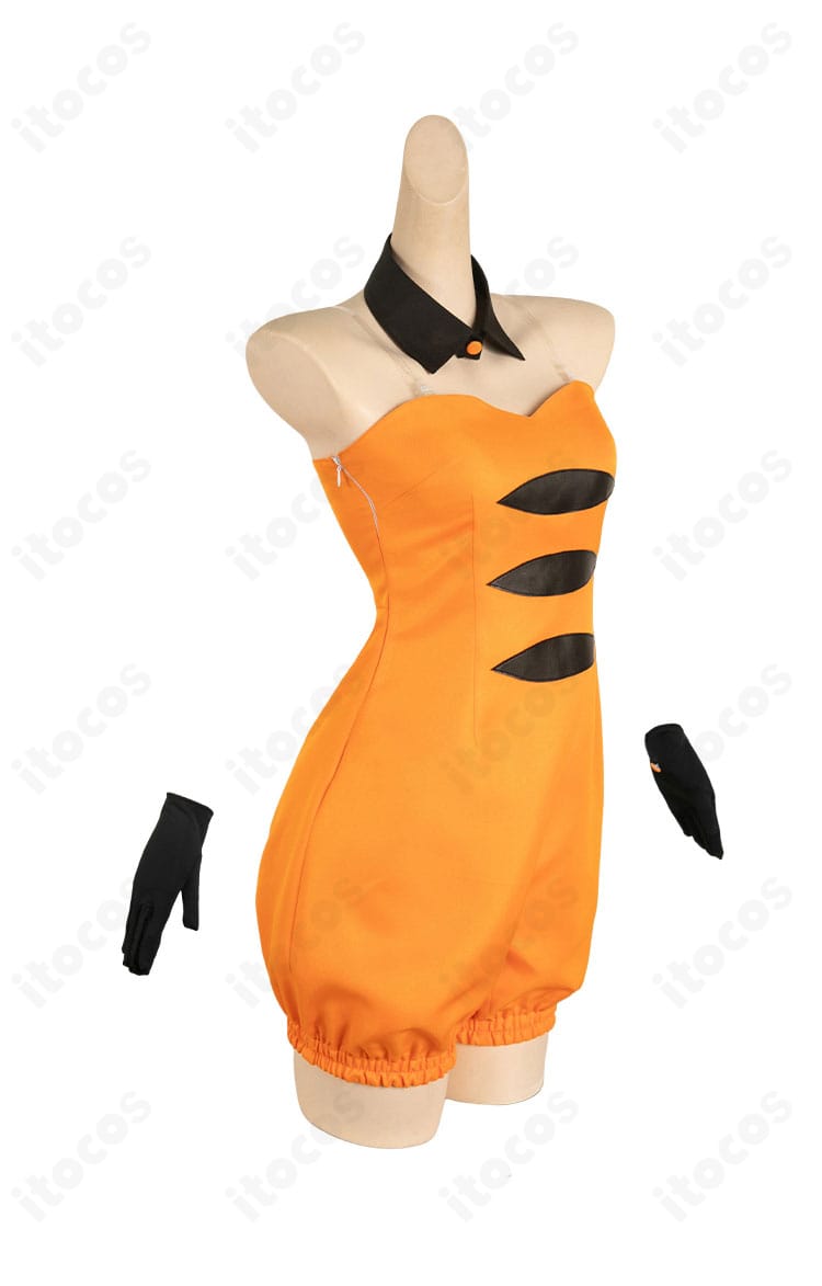 スプラトゥーン3 アオリ ハロウィンVer. コスプレ衣装の右側面ディテール