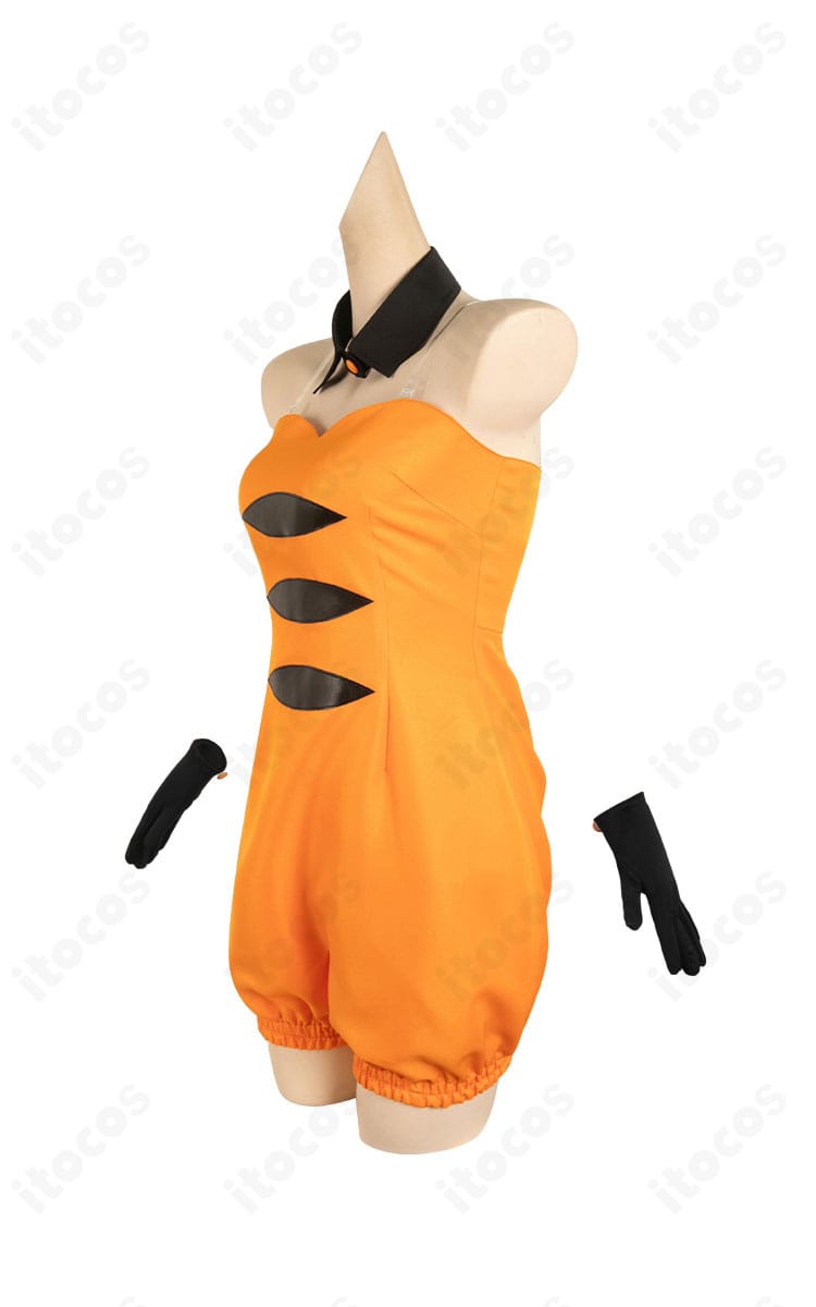 スプラトゥーン3 アオリ ハロウィンVer. コスプレ衣装の左側面ディテール