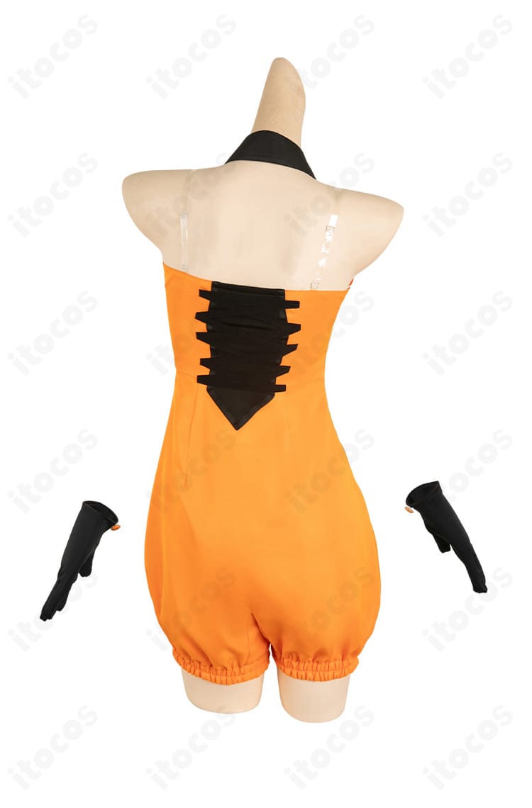 スプラトゥーン3 アオリ ハロウィンVer. コスプレ衣装の背面シルエット