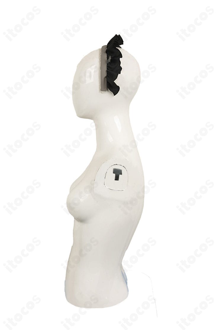 星野ルビー衣装のヘッドアクセサリー側面。装着角度と立体感が分かる写真。