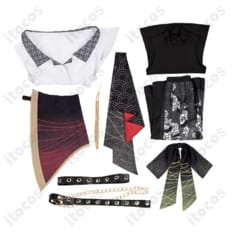 プロジェクトセカイ 日野森志歩 和風ロック衣装 高再現×快適設計でイベント・撮影に最適 - 7枚目の画像（サムネイル）