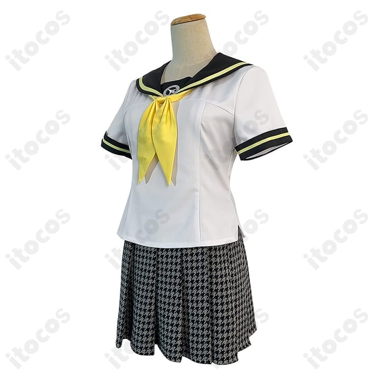 ペルソナ4 久慈川りせ 八十神高校夏服コスプレ。高再現で動きやすく、撮影会や学園合わせに最適 - 3枚目の画像