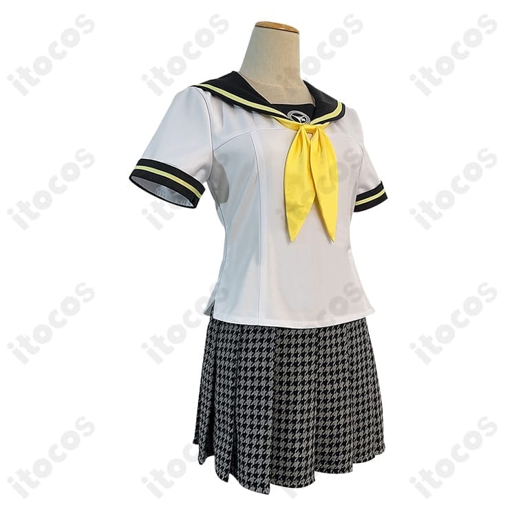 ペルソナ4 久慈川りせ 八十神高校夏服コスプレ。高再現で動きやすく、撮影会や学園合わせに最適 - 2枚目の画像
