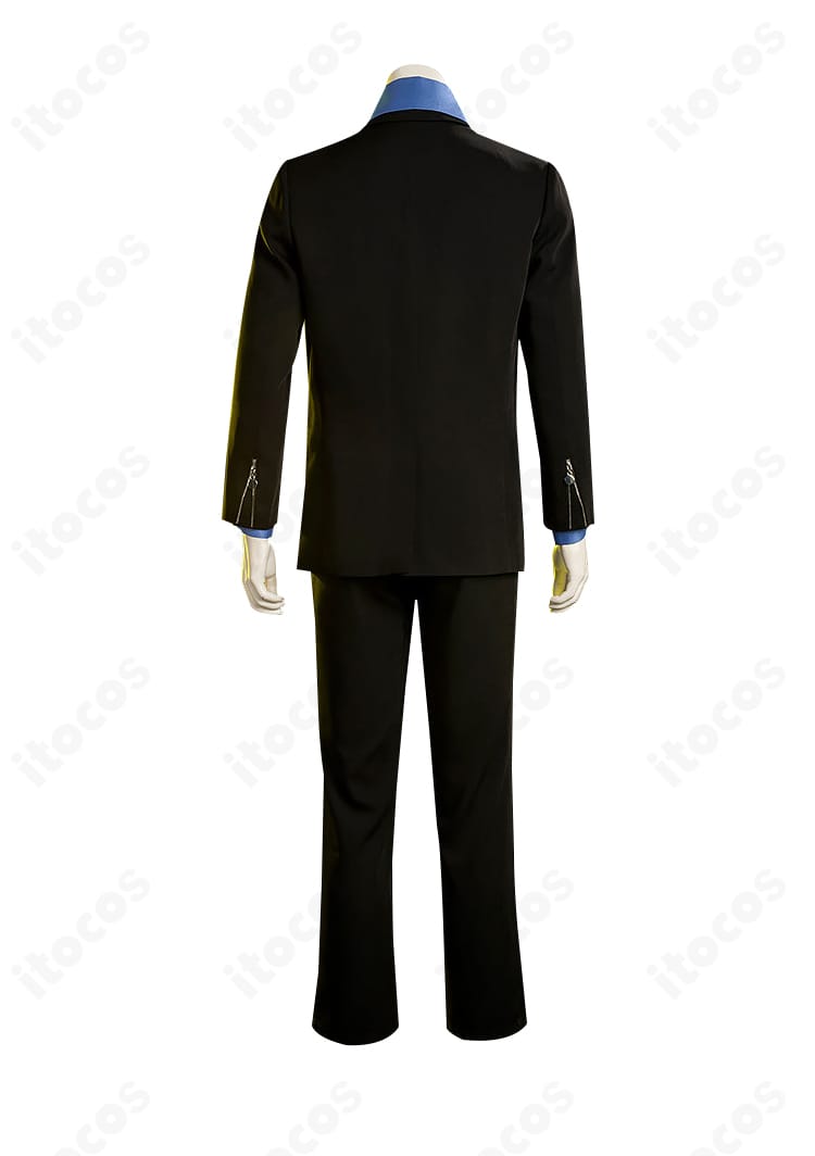 伊織順平 制服版コスプレ衣装 背面全体｜ジャケットの後ろ姿ディテール