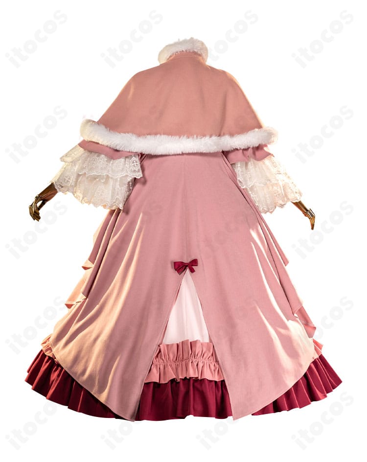 ヴィクトリカ・ド・ブロワ衣装 背面。大きな蝶結びとケープの落ち感が特徴的な後ろ姿