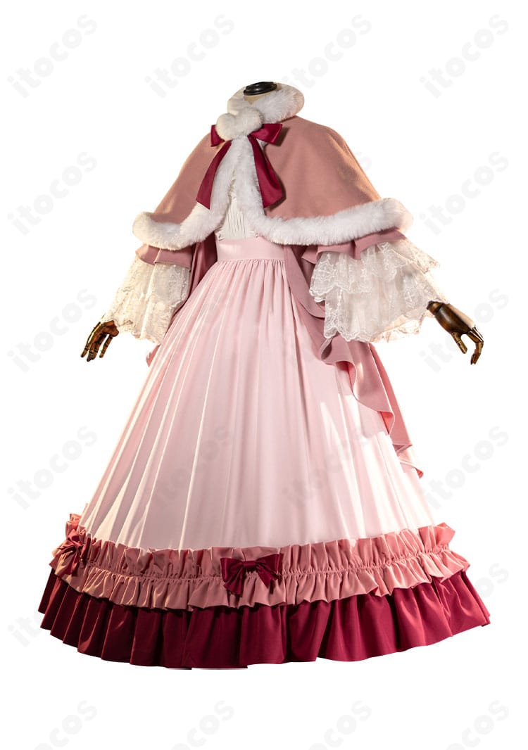 ヴィクトリカ・ド・ブロワ衣装 側面。袖口のレースとスカートの立体ラインを確認できる角度