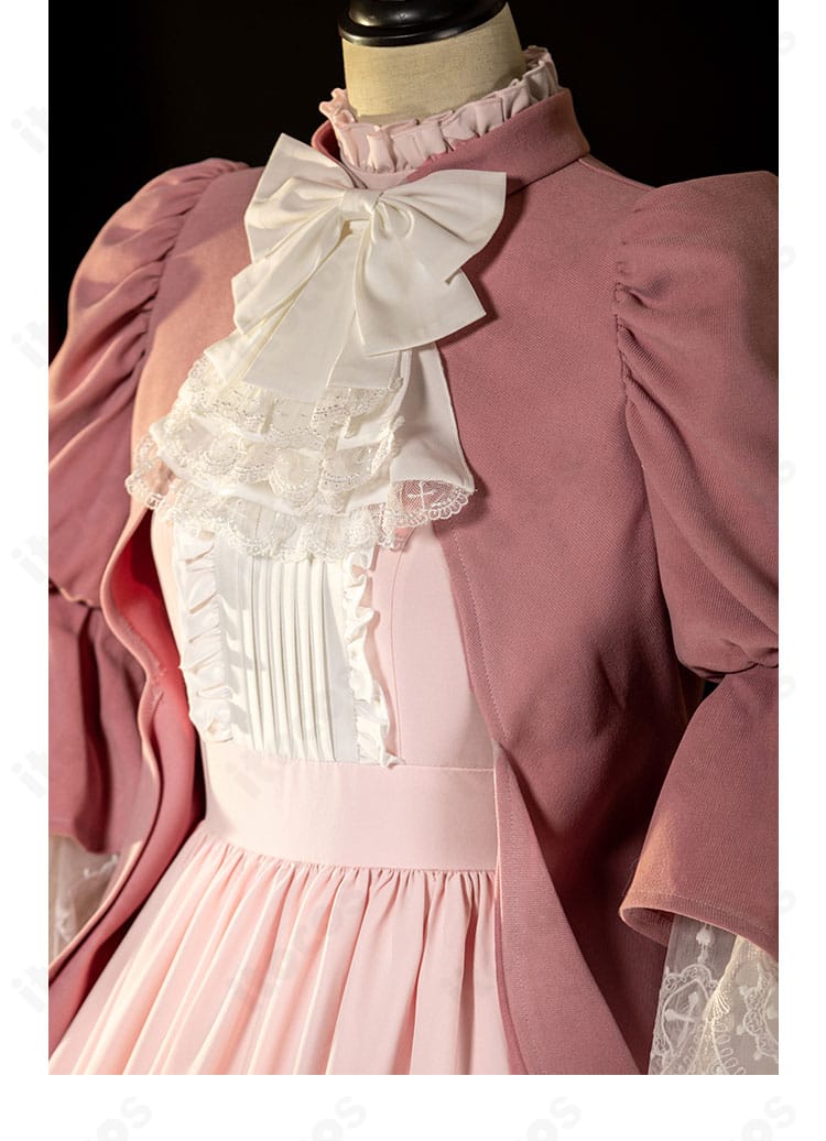 ヴィクトリカ・ド・ブロワ衣装 蝶結び装飾。結び目の立体感とリボン幅のバランス
