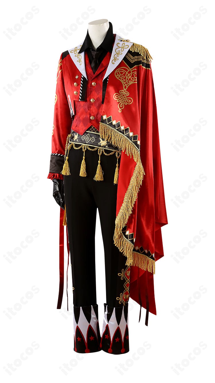 エース・トラッポラ プレイフル・ドレス左側面。肩から裾にかけてのラインと装飾位置を確認できる画像。