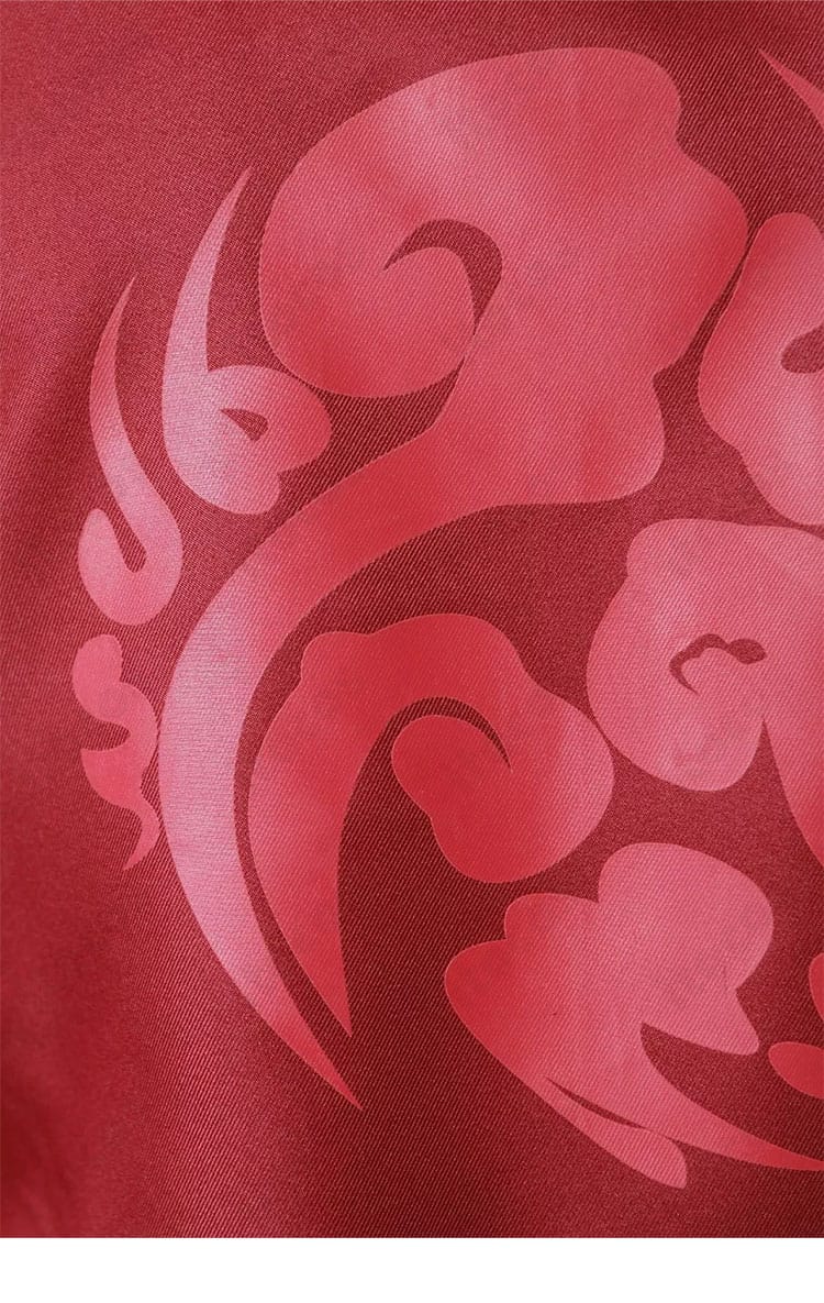 『NARUTO -ナルト-』我愛羅 コスプレ衣装 背面装飾パターンの拡大。特徴的なモチーフを忠実に表現。