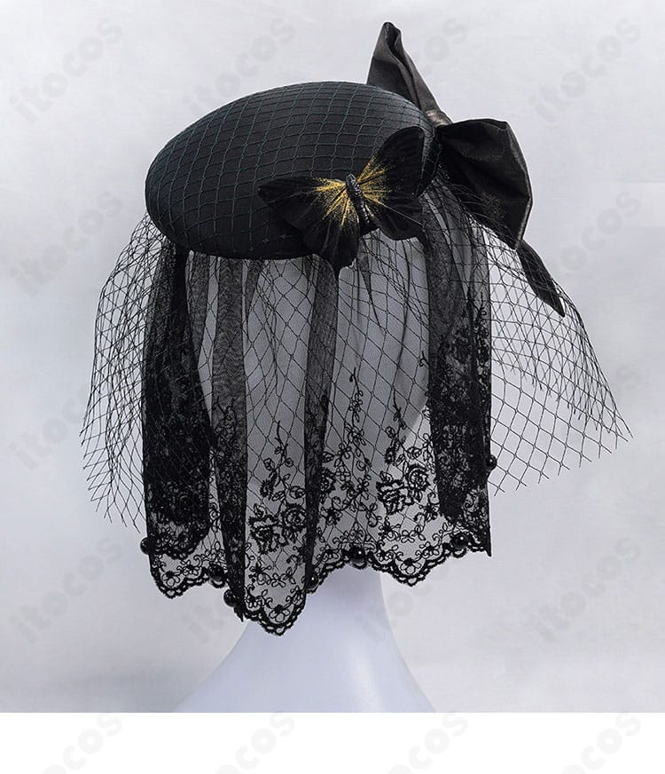 Identity V メリー・プリニウス フェリス コスプレ衣装 帽子（ヘッドウェア）の装飾ディテール