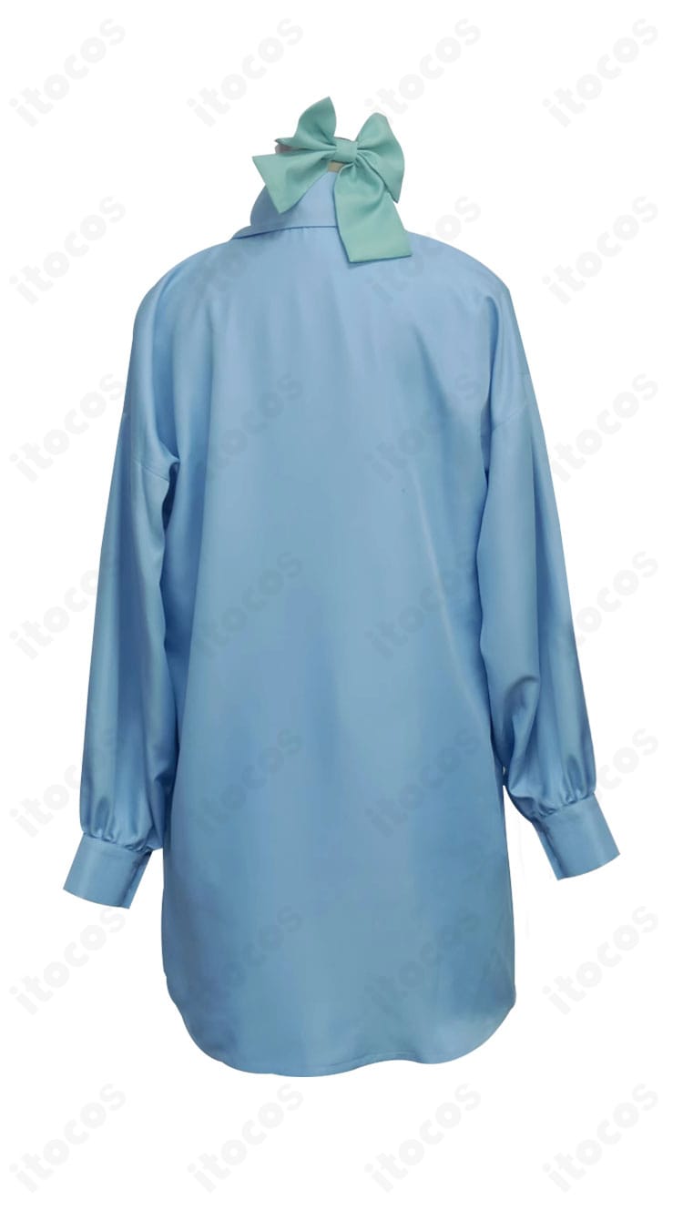 ブルーアーカイブ 栗村アイリ シュガーラッシュ衣装の背面。髪飾りと背面のアクセント配置まで正確に再現したディテール。