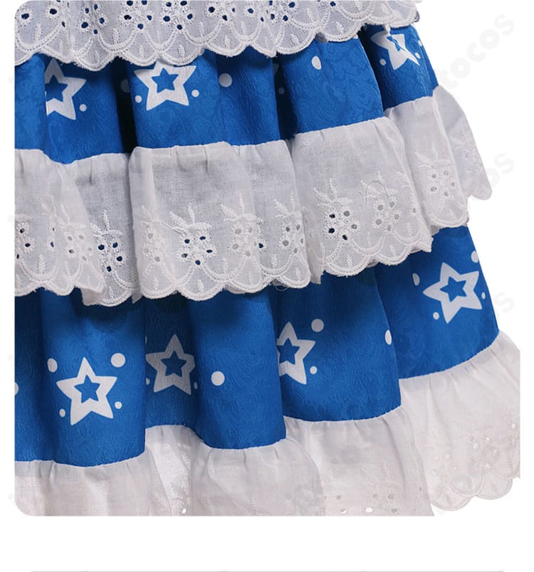 第五人格 彫刻師（ガラテア）コスプレ衣装 スカート裾装飾のクローズアップ